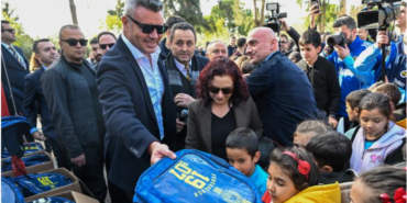 Sadettin Saran, Adana’da ilkokul öğrencileriyle buluştu